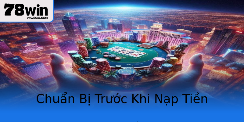 Chuẩn Bị Trước Khi Nạp Tiền Chuẩn Bị Trước Khi Nạp Tiền